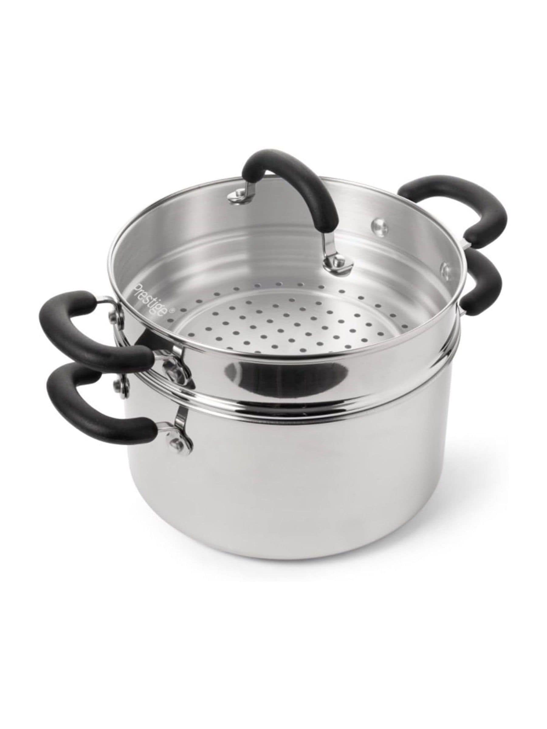 Prestige stockpot steamer pan 24cm stainless steel (British brand)