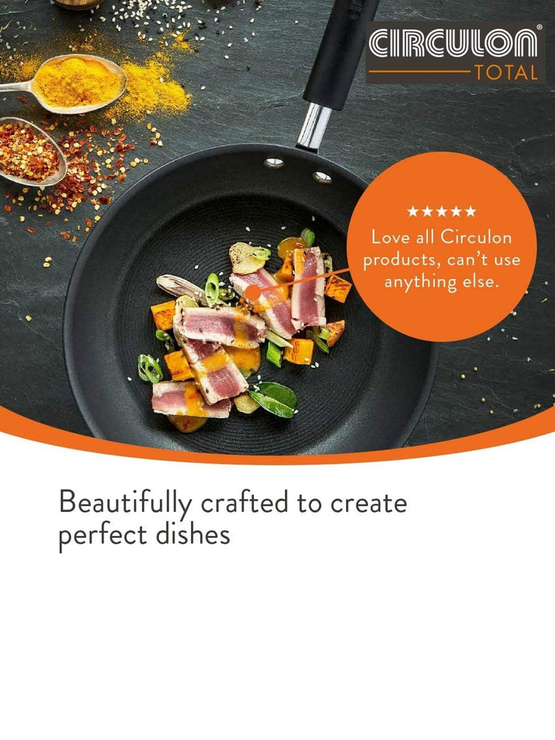 Circulon Grey Total Hard Anodised 30cm frying pan - British product