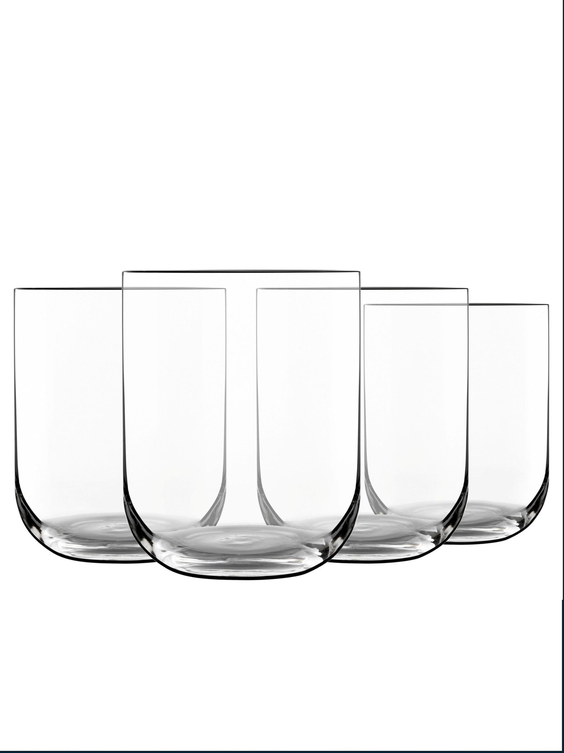 Luigi Bormioli grey tumblers set of 4 450ml, imported from the UK