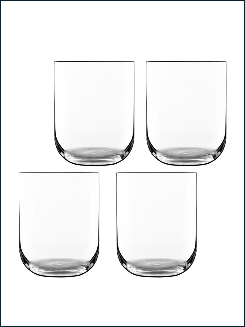 Luigi Bormioli grey tumblers set of 4 450ml, imported from the UK