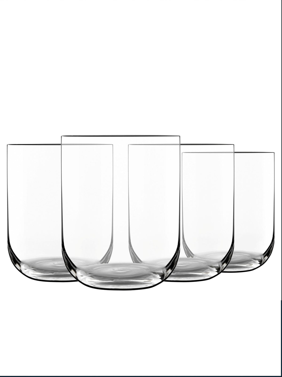 Luigi Bormioli grey tumblers set of 4 450ml, imported from the UK