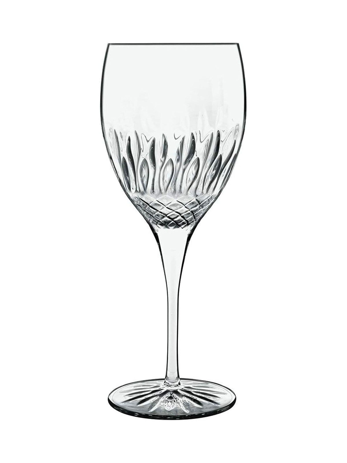 Luigi Bormioli grey diamante red wine glasses set of 4 520ml, UK version