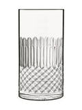 Luigi Bormioli Set of 6 Grey Diamante Hi-Ball Glasses