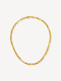 Missoma gold tone axiom chain necklace, imported from the UK