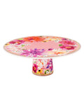 Maxwell & Williams pink floral footed cake stand 28cm (British brand)