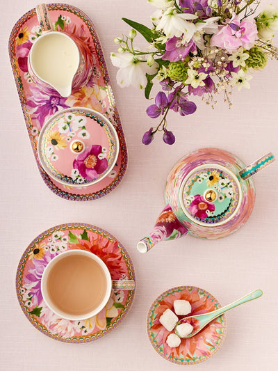Maxwell & Williams Blue Teas and C's Dahlia Daze Teapot for One