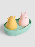 JoJo Maman Bébé silicone bath toy with bear and bunny characters, UK version