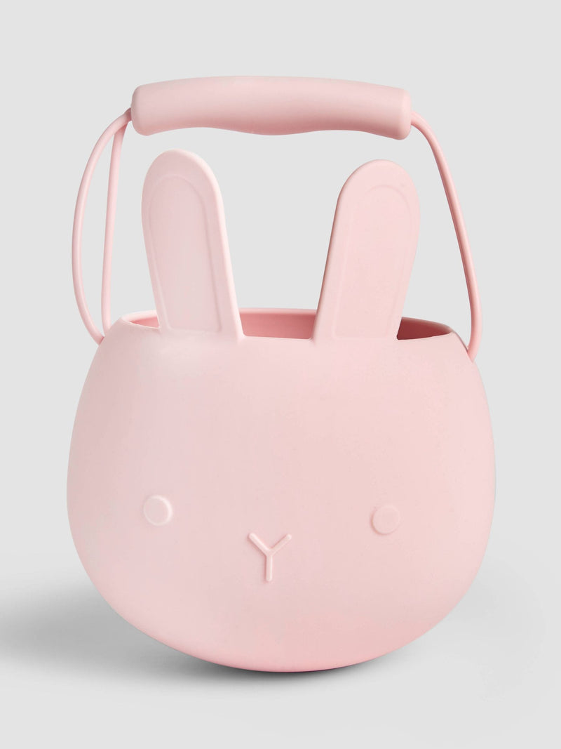 JoJo Maman Bébé pink silicone bunny basket, UK version