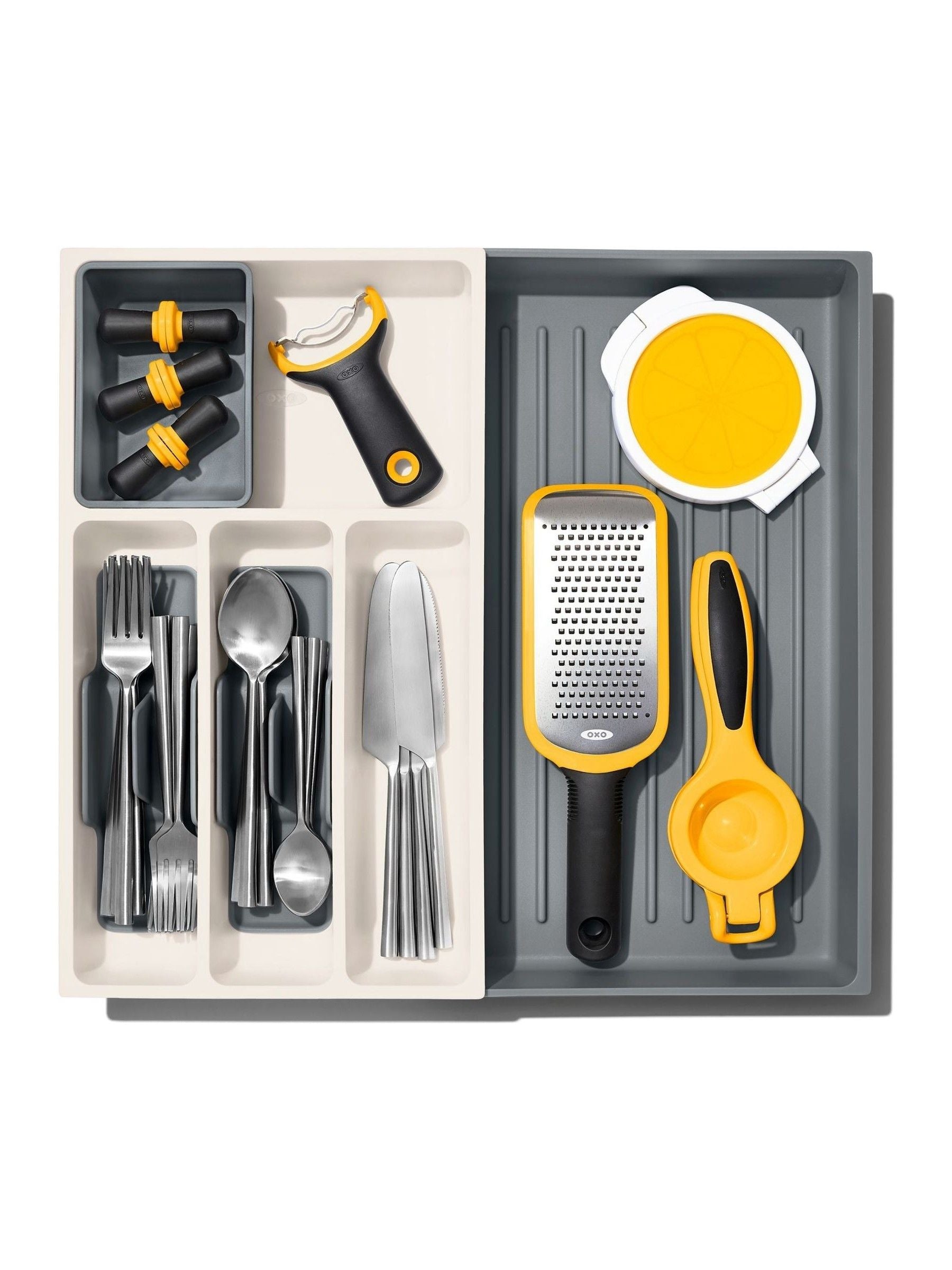 OXO Good Grips expandable utensil drawer organizer - British product