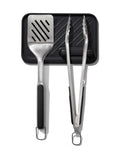 Oxo 3 Piece Silver Good Grips Grilling Tool Set