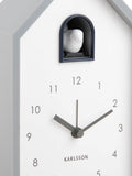 Karlsson mouse grey modern cuckoo alarm clock 20x12x6cm, UK version