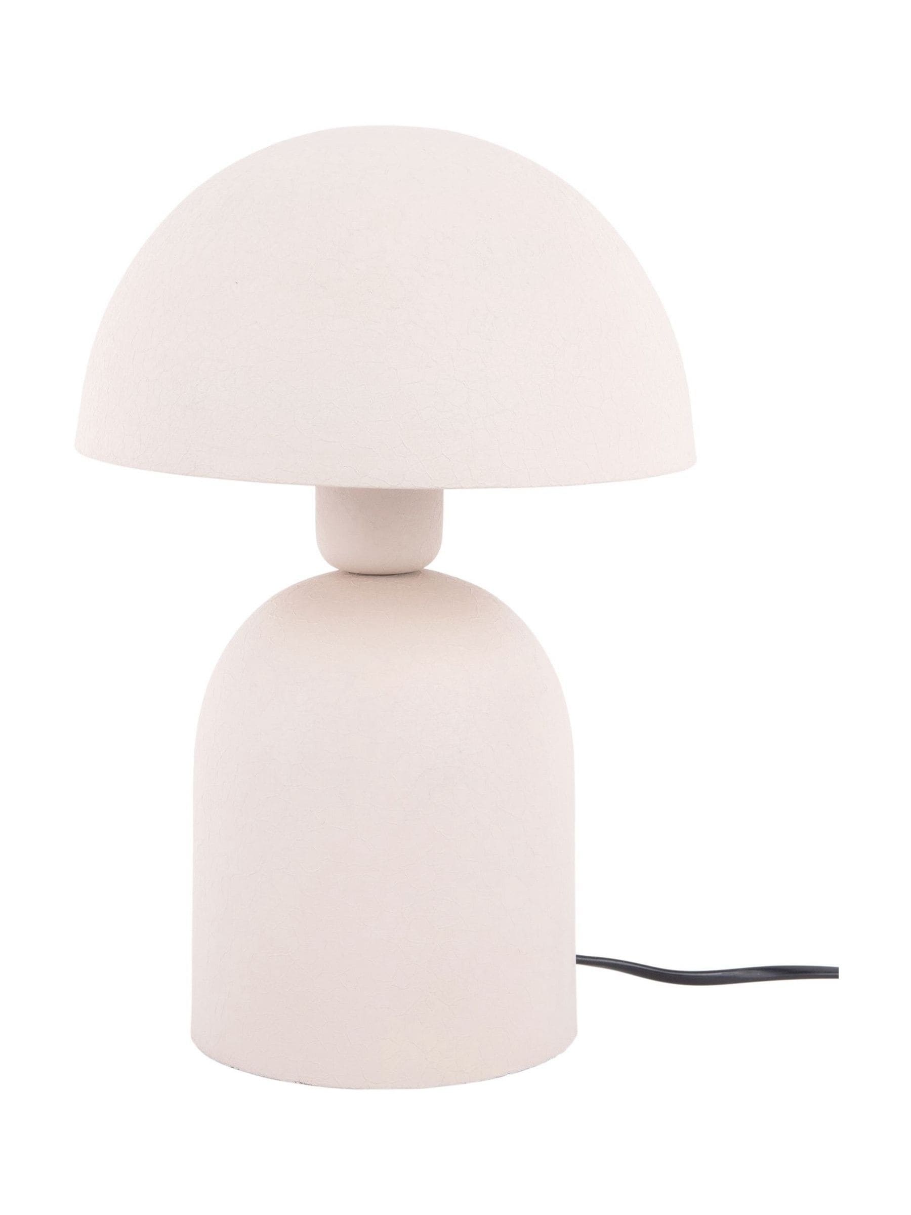 Leitmotiv Warm Grey textured table lamp 30cm, imported from the UK