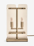 Lipsy crackle glass table lamp champagne gold (British brand)
