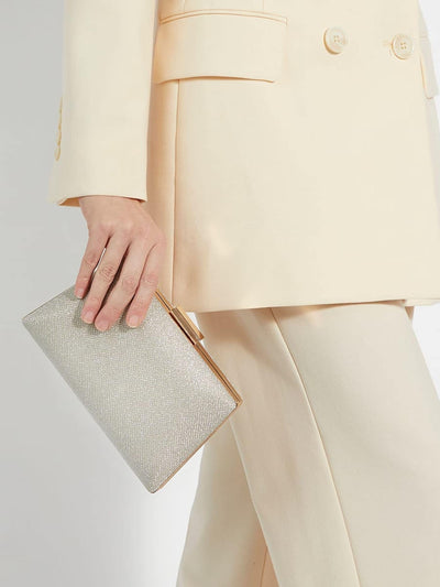 Next Dune London Bellaria Angled Frame Clutch Bag- Buy online at McGrocer