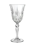 RCR Melodia clear wine glasses set of 6 21cl - British product
