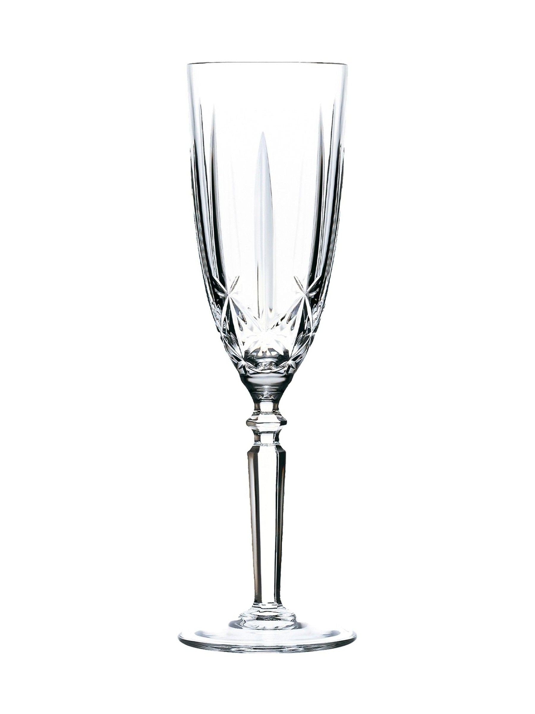 RCR Crystal Orchestra champagne flute set 200ml 6 pieces (British brand)