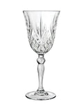 RCR Clear Melodia goblet glasses set of 6 27cl (British brand)