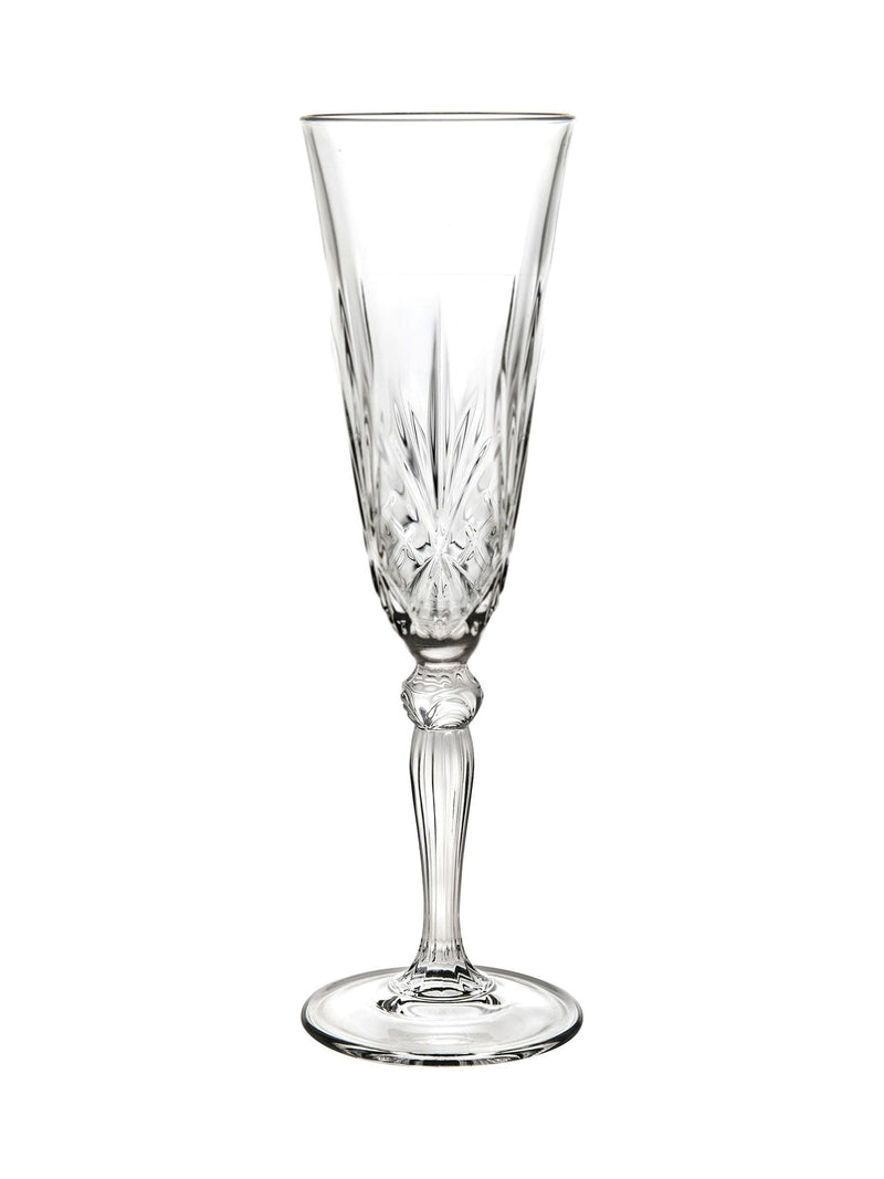 RCR Clear Melodia goblet glasses set of 6, imported from the UK
