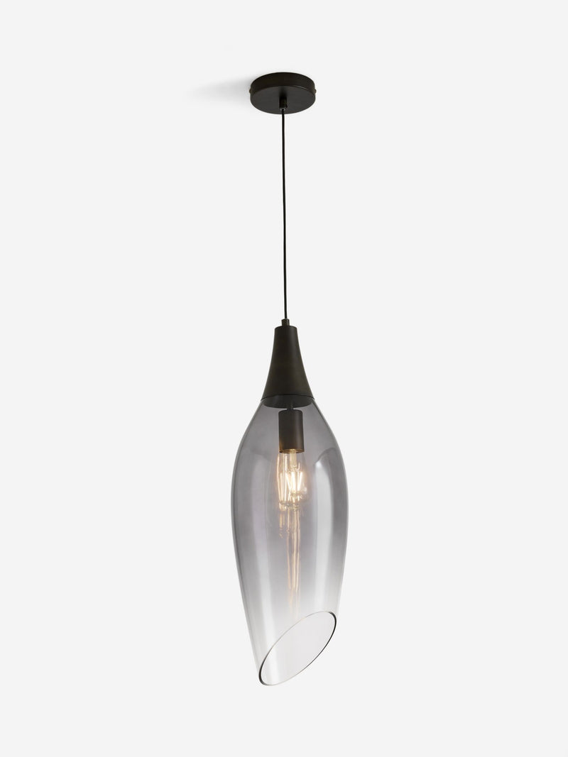 French Connection grey Latakan pendant light, imported from the UK