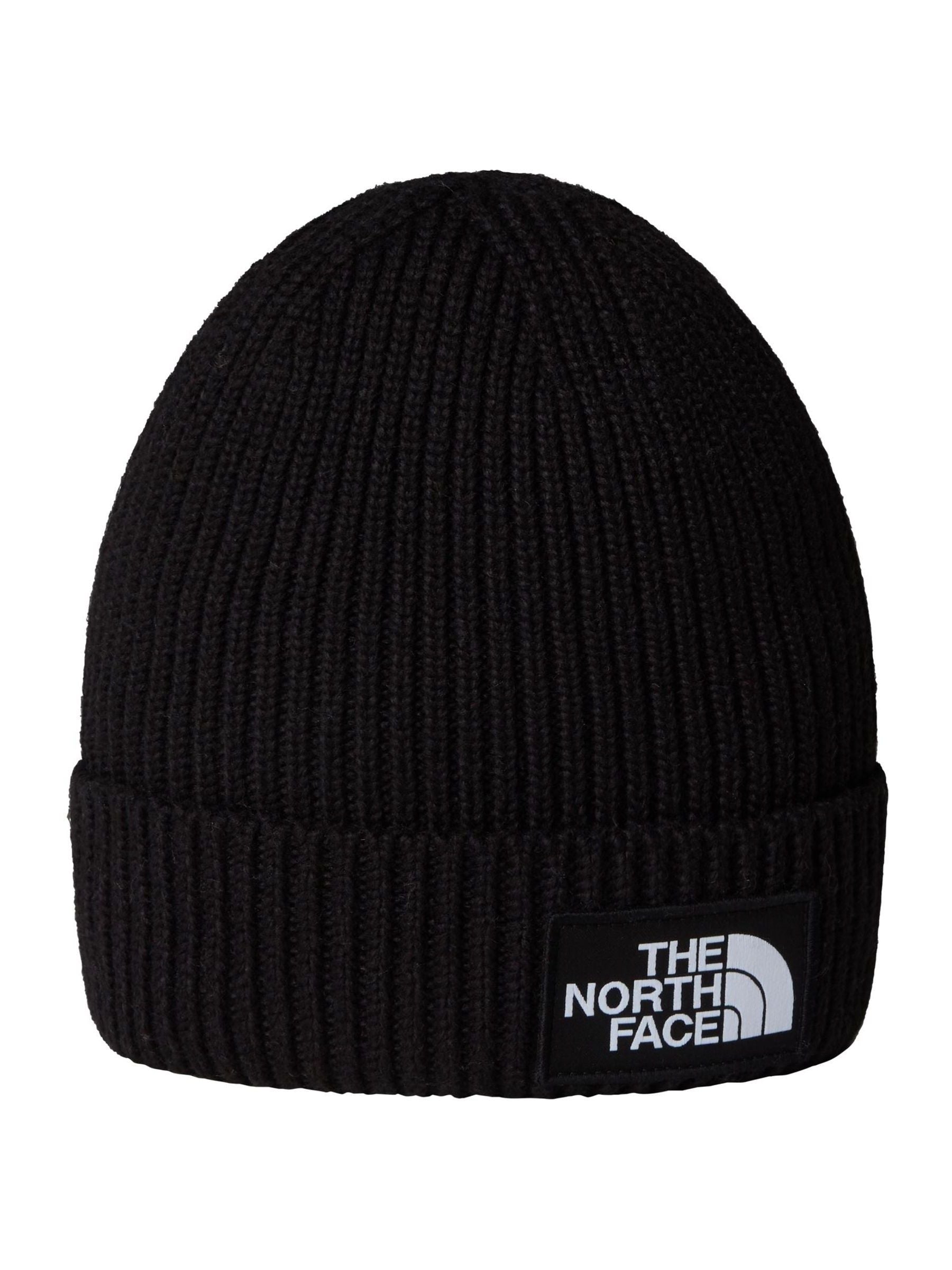 The North Face black kids pom beanie - British product