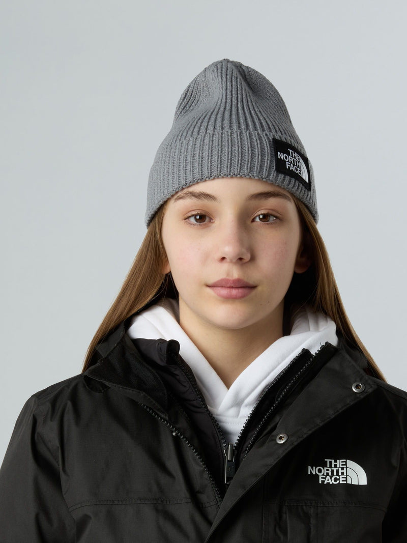 The North Face Black Kids Cabin Ski Tuke Pom Beanie