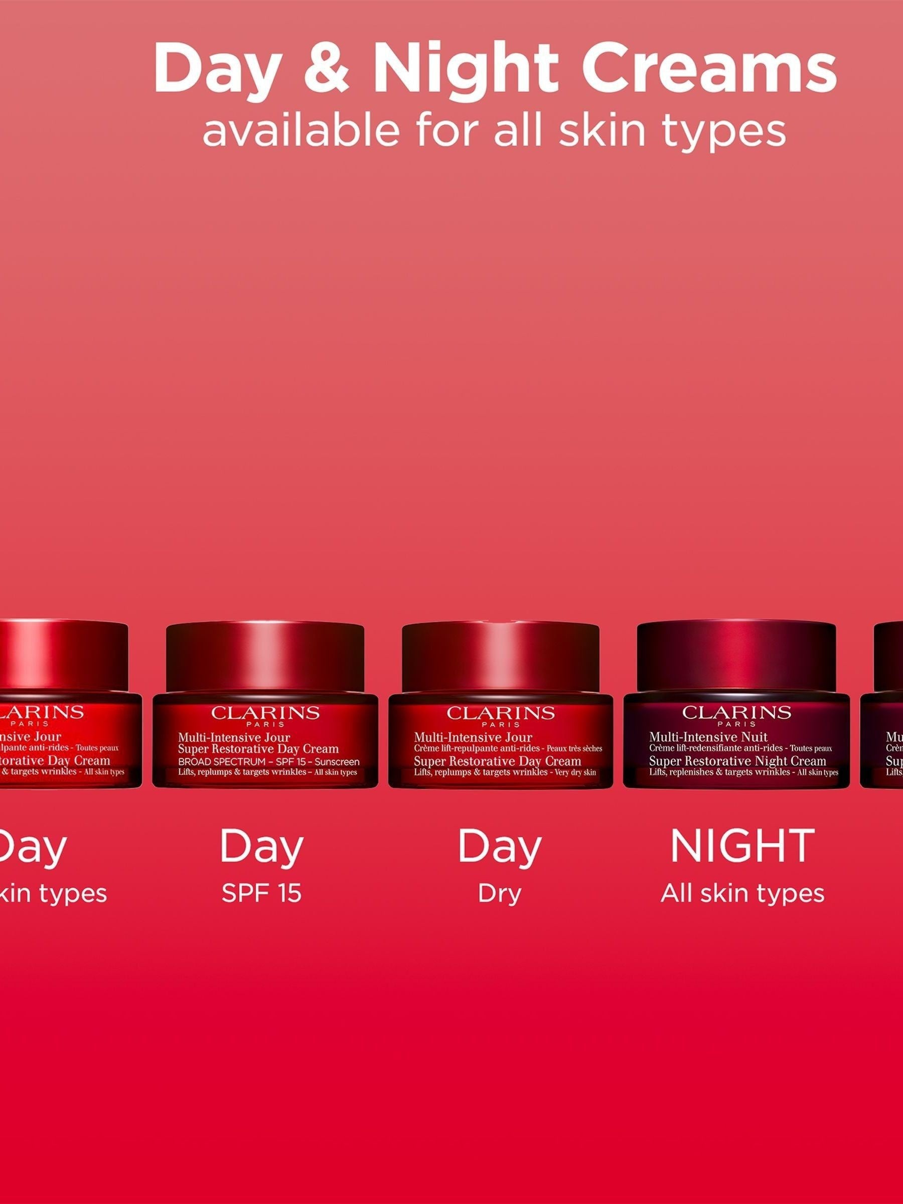 Clarins Super Restorative Day Cream SPF15 50ml (British brand)
