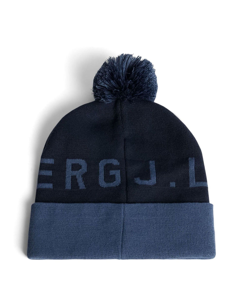 J.Lindeberg Navy Brannon Beanie, imported from the UK