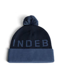 J.Lindeberg Navy Brannon Beanie, imported from the UK