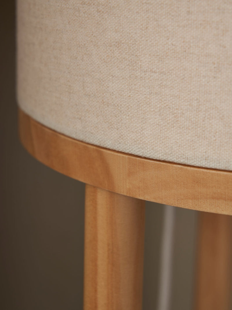 BHS Oak Shelving Floor Lamp - British product