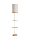 BHS Oak Shelving Floor Lamp - British product