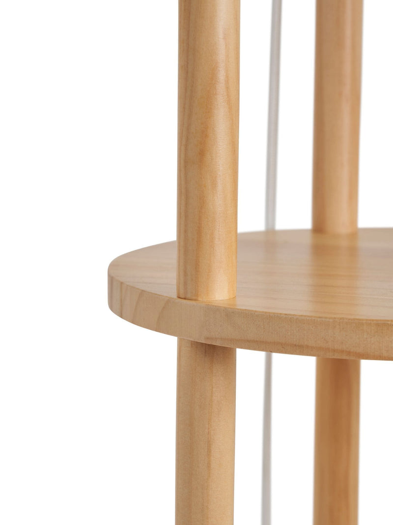 BHS Oak Shelving Floor Lamp - British product