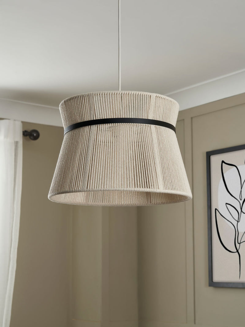 BHS string bound double easyfit ceiling light, UK version