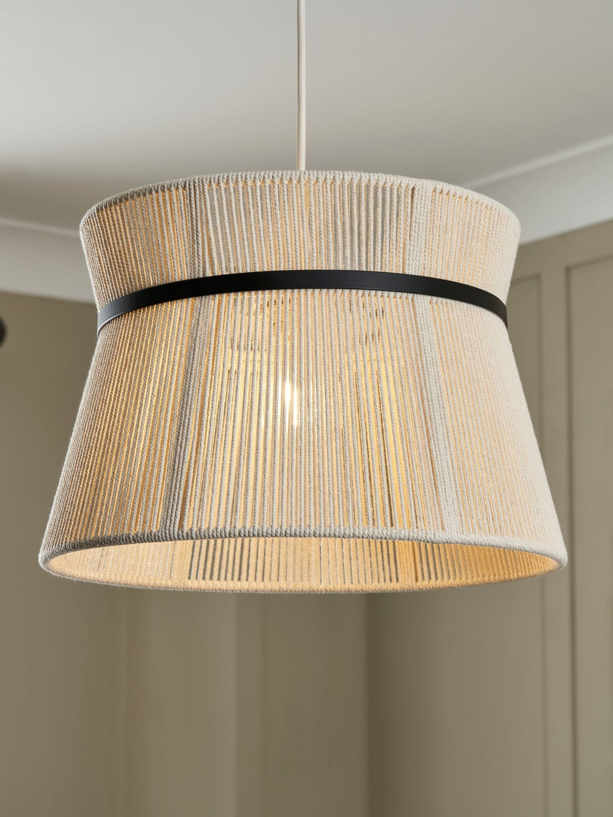 BHS string bound double easyfit ceiling light, UK version