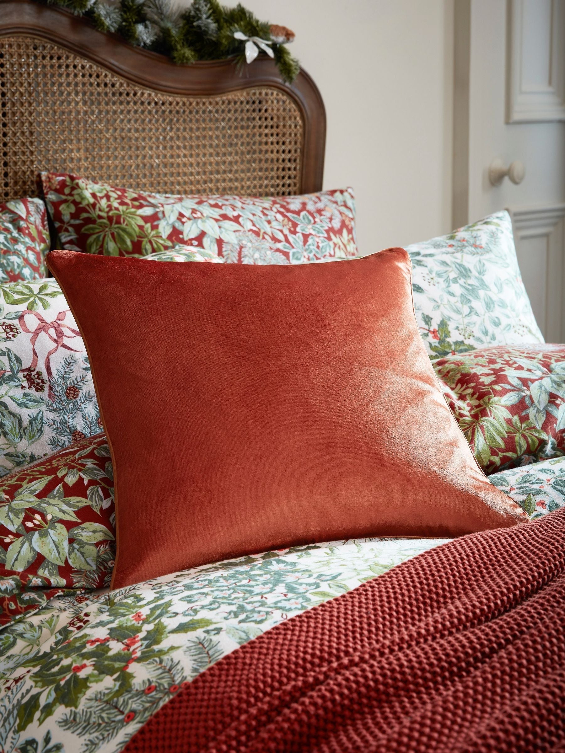 Laura Ashley Nigella cushion natural oyster - British product
