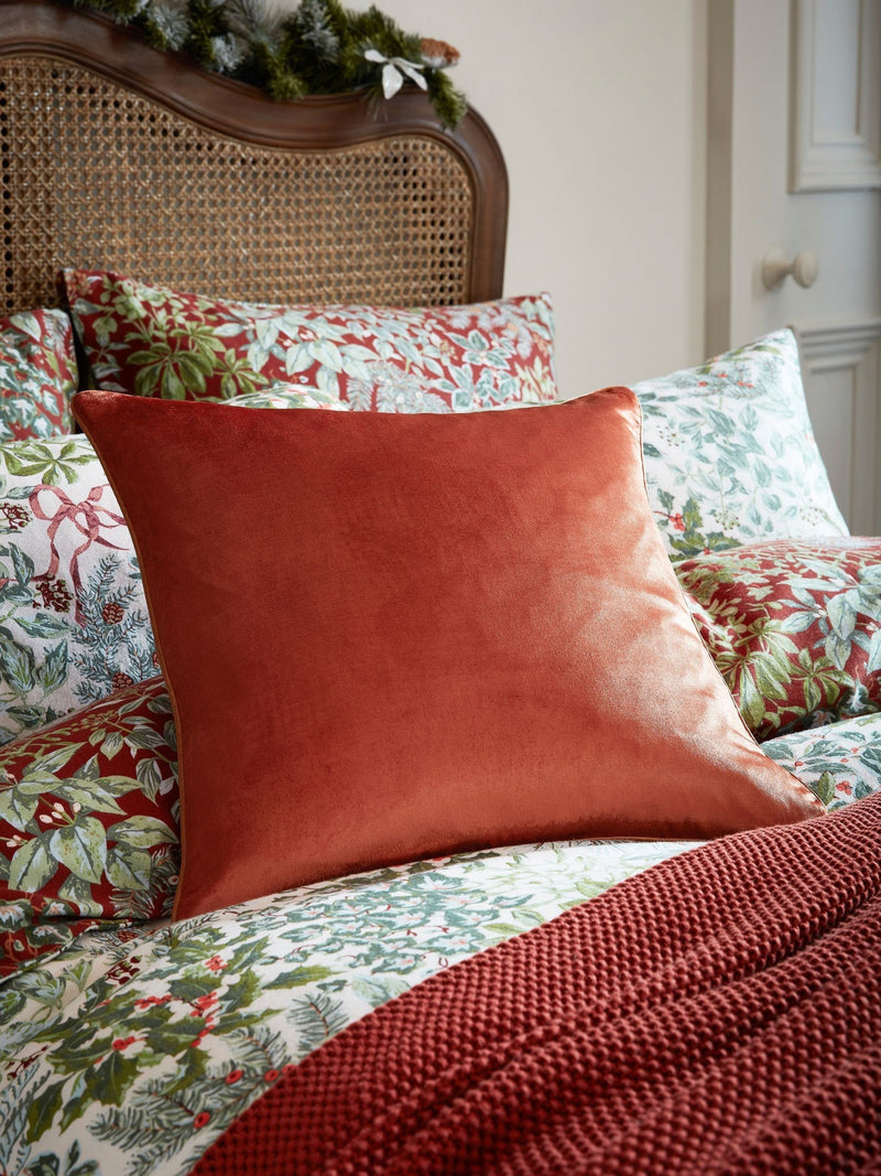 Laura Ashley Nigella cushion natural oyster - British product