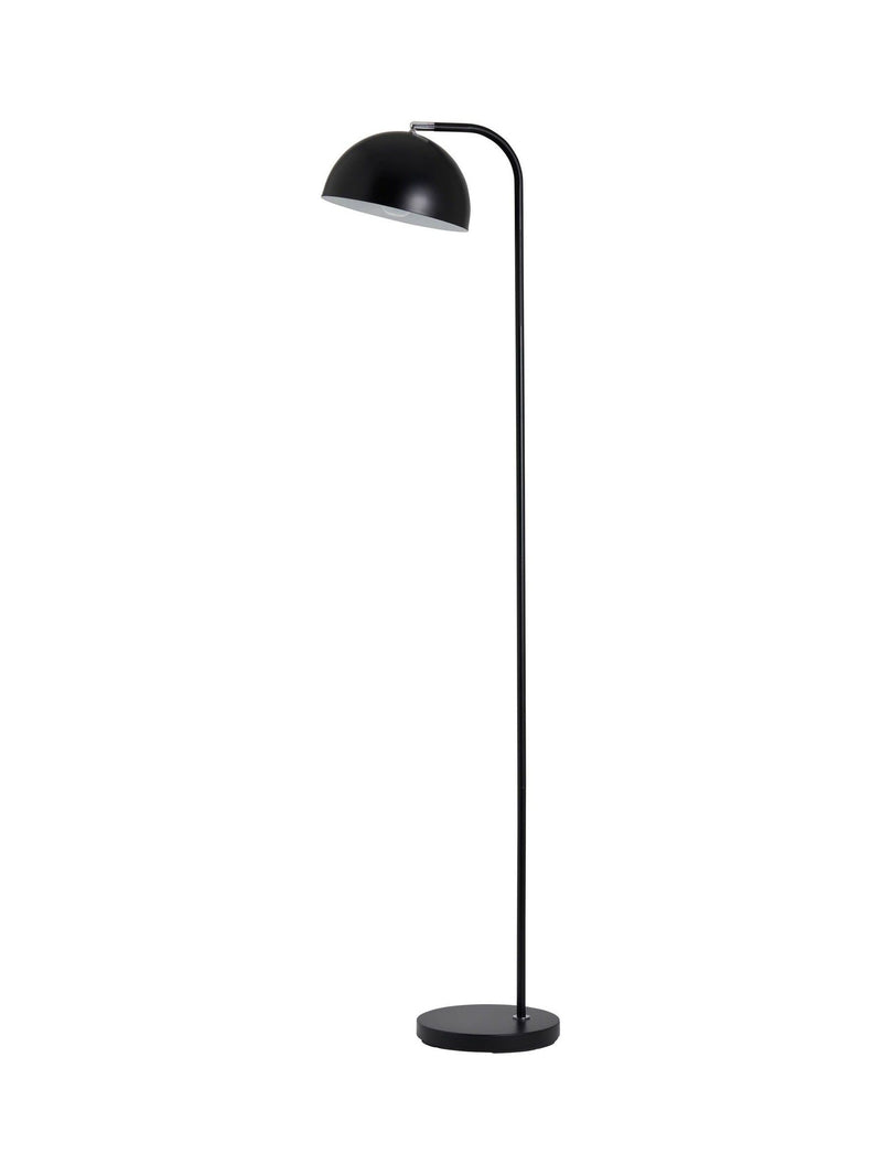 BHS matt black arc floor lamp from UK, UK version