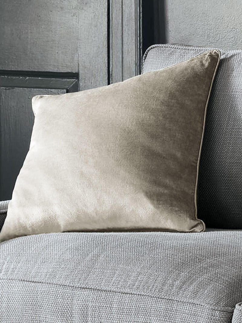 Laura Ashley Nigella cushion natural oyster - British product
