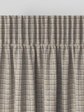 Grey check made to measure curtains (British brand)