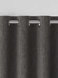Charcoal grey textured weave made to measure curtains (British brand)