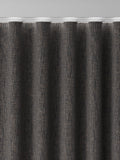 Charcoal grey textured weave made to measure curtains (British brand)