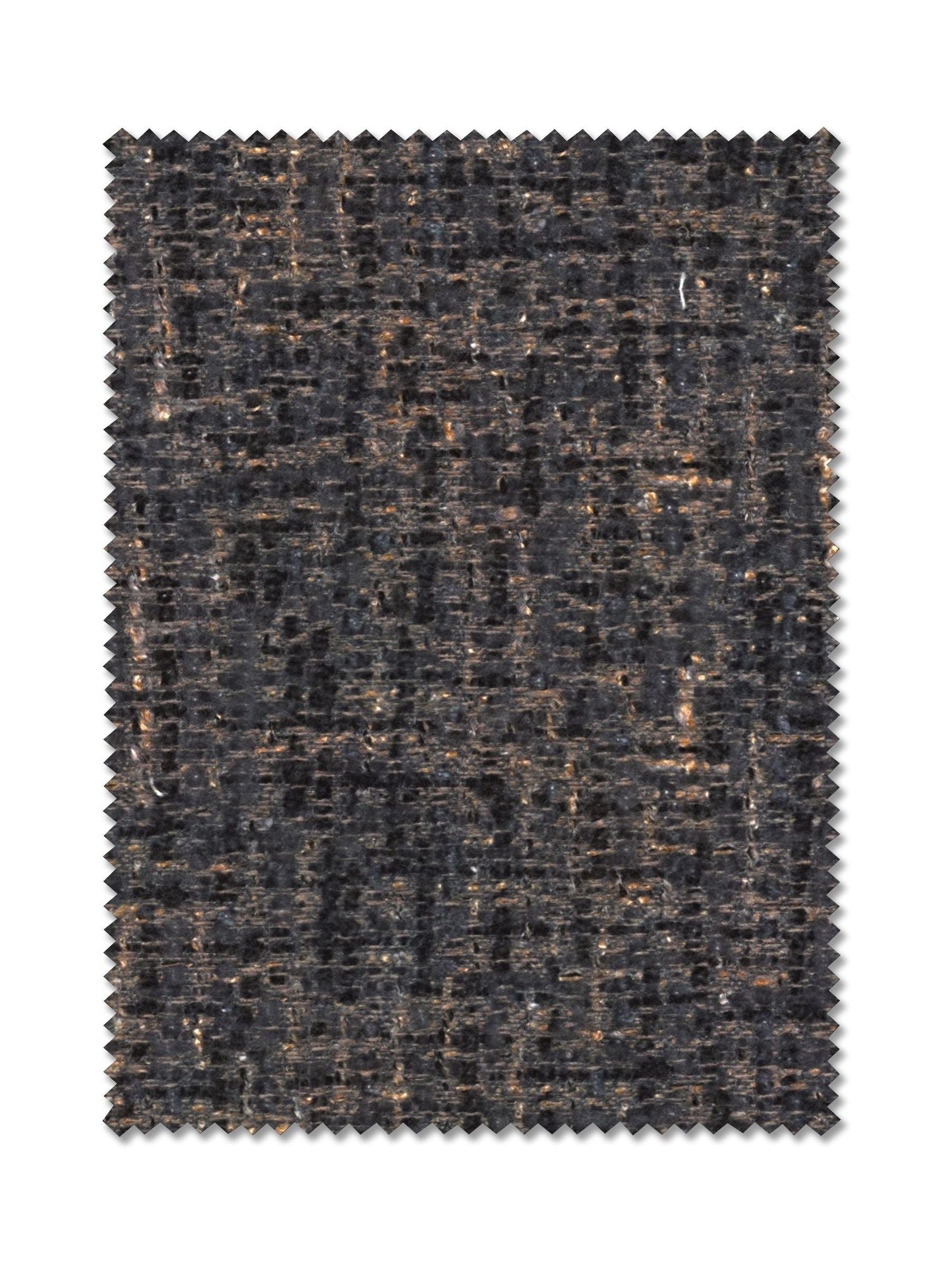 Charcoal grey textured weave made to measure curtains (British brand)