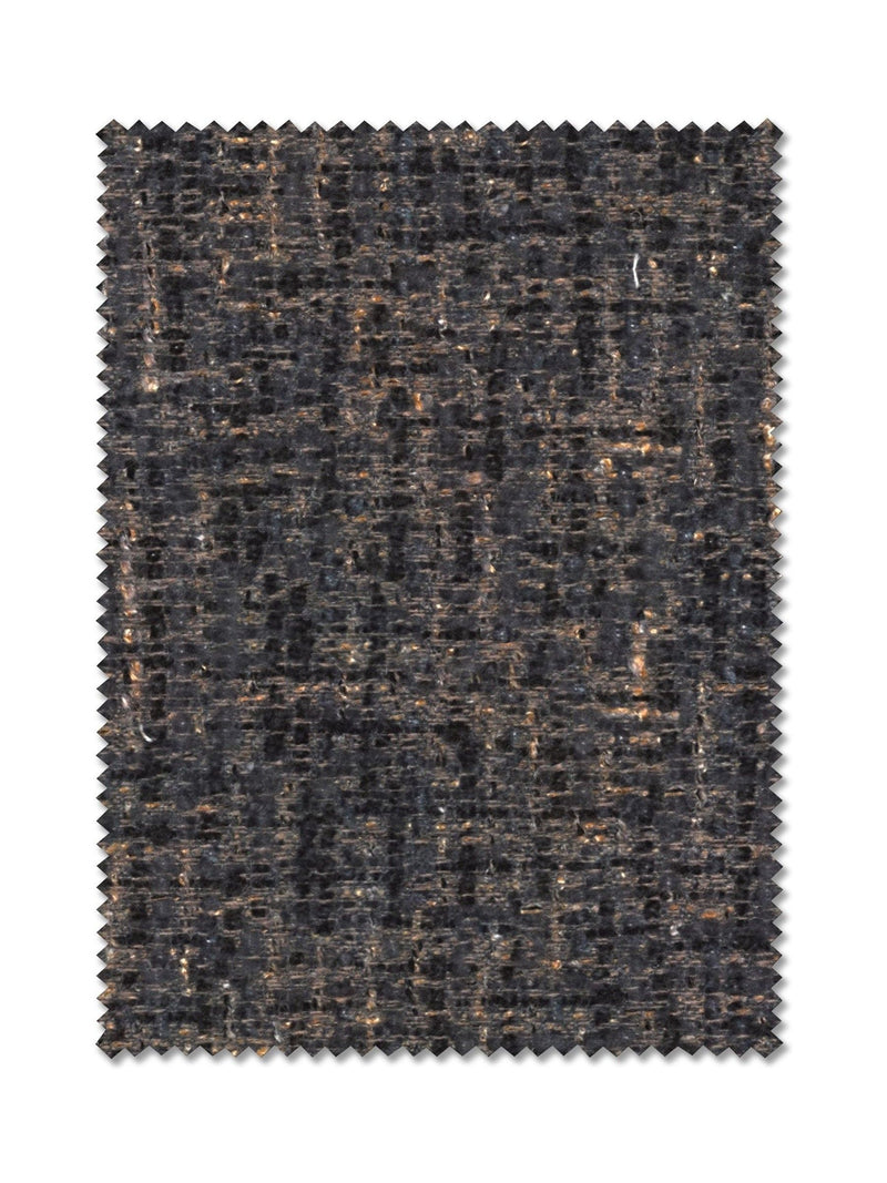 Charcoal grey textured weave made to measure curtains (British brand)
