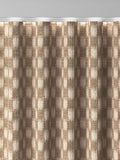 Orange stripe jacquard made to measure curtains, imported from the UK