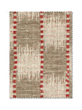 Orange stripe jacquard made to measure curtains, imported from the UK