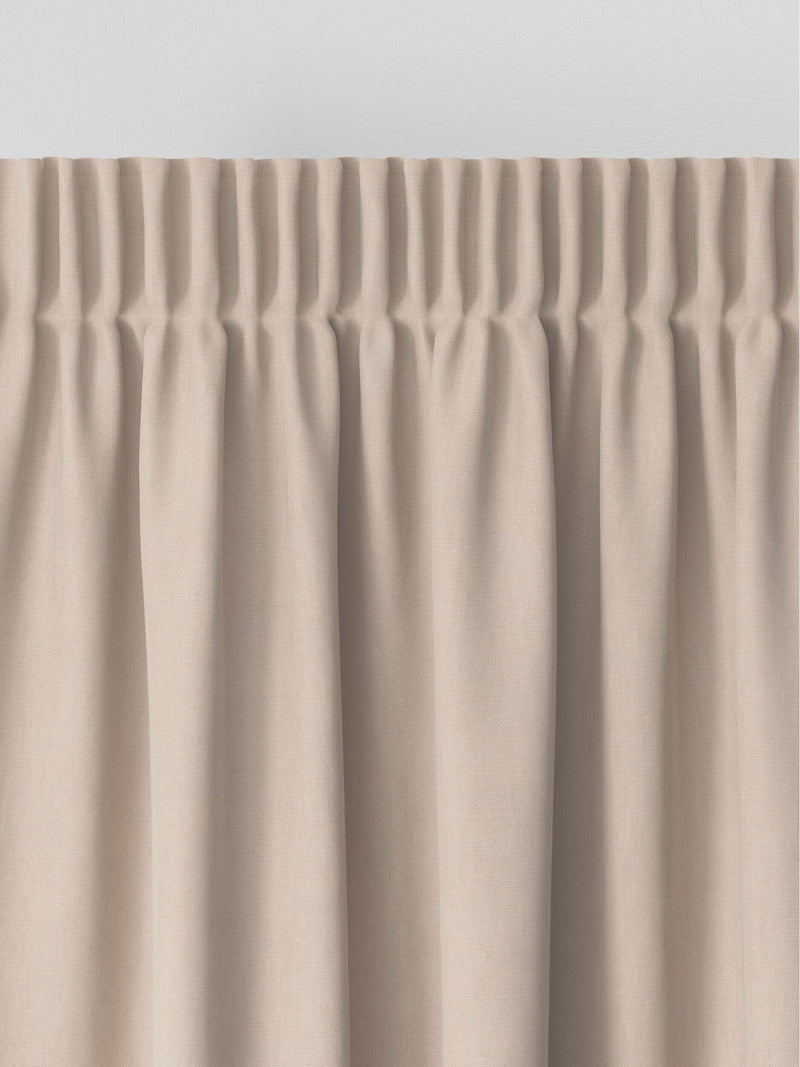Next natural pink cotton made to measure curtains (British brand)