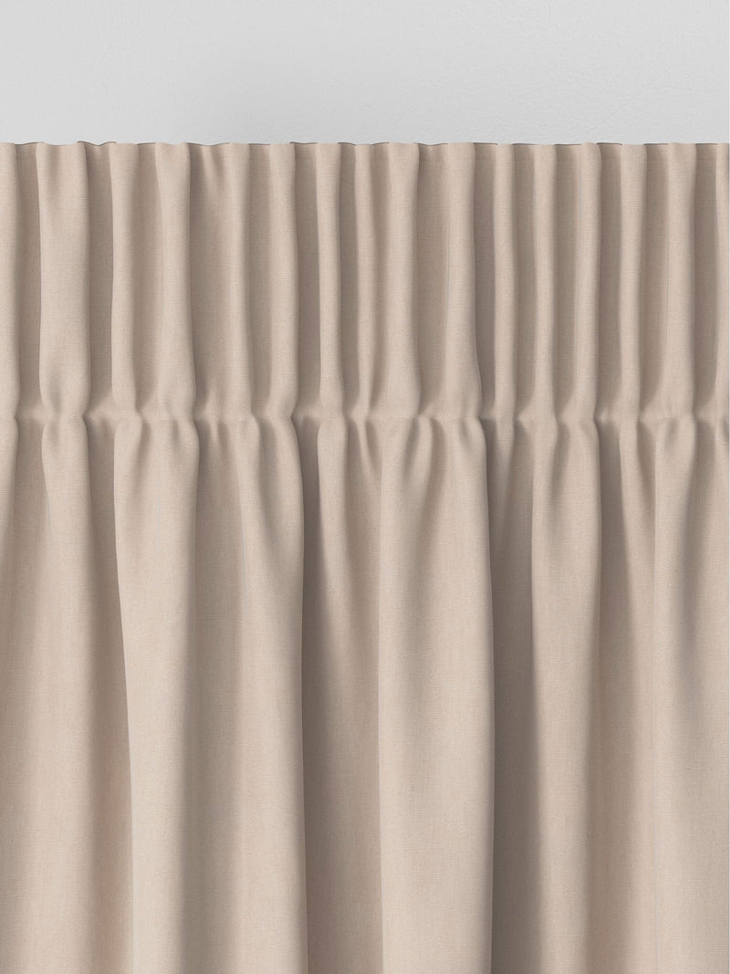 Next natural pink cotton made to measure curtains (British brand)