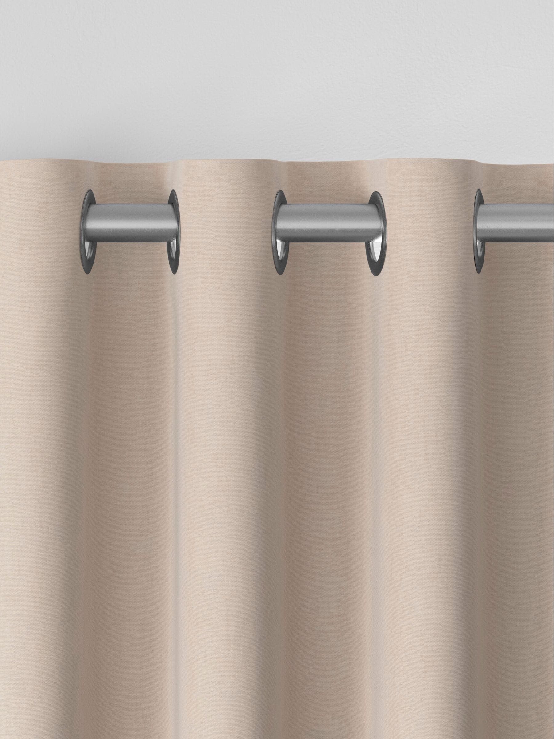 Next natural pink cotton made to measure curtains (British brand)