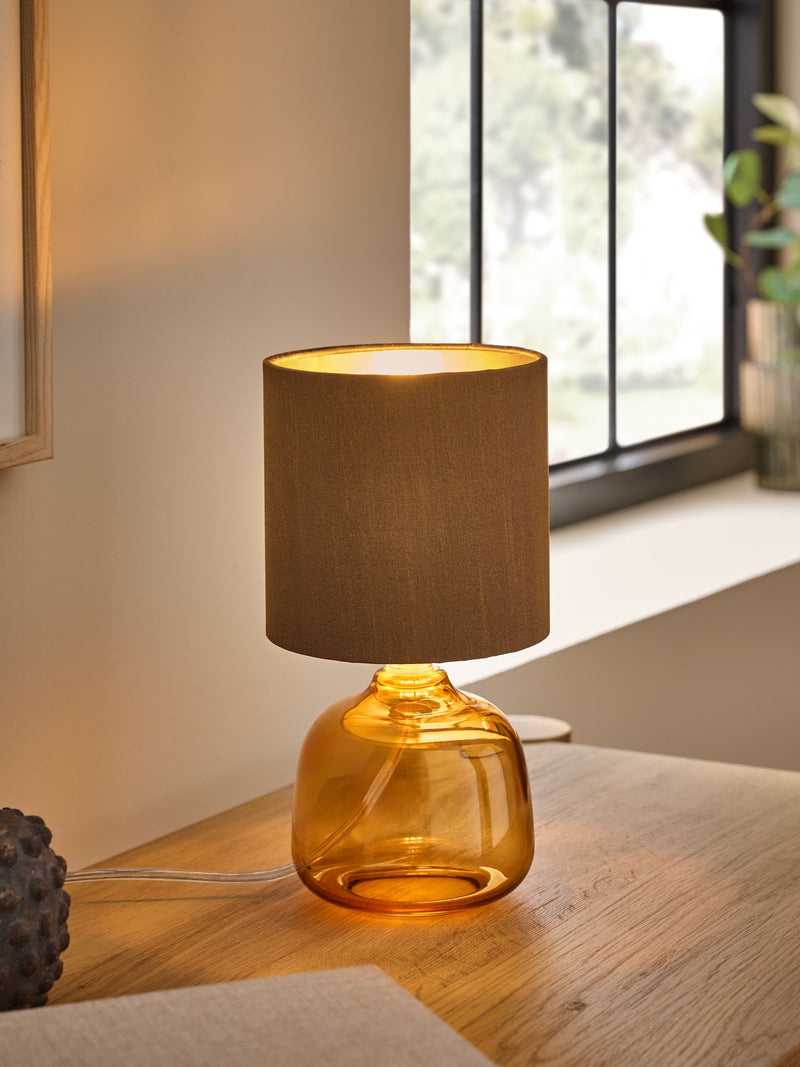 Navy Blue Connor Bedside Table Lamp