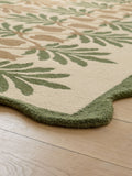 Nina Campbell Green Holland Park wool tufted rug, UK version