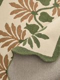 Nina Campbell Green Holland Park wool tufted rug, UK version